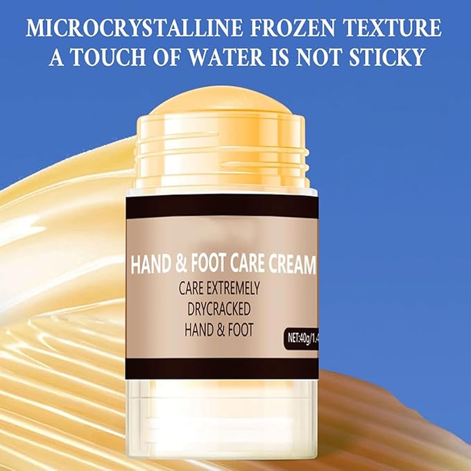 Foot Cream for Dry Cracked Heels and Feet, Horse Oil Foot Balm Repair Cream for Knees Elbows Hands Hydrate & Nourish Foot Care for Calluses Softens Skin Exfoliates Dead Skin Women and Men 1.41oz