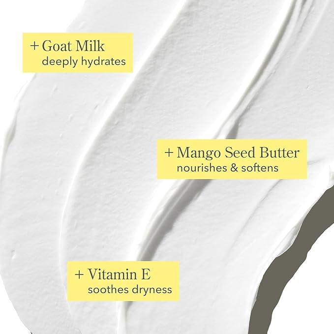 Beekman 1802 Whipped Body Cream – Moisturizes & Softens Skin with Goat Milk, Mango Seed Butter & Vitamin E – 8 oz – Fresh Air