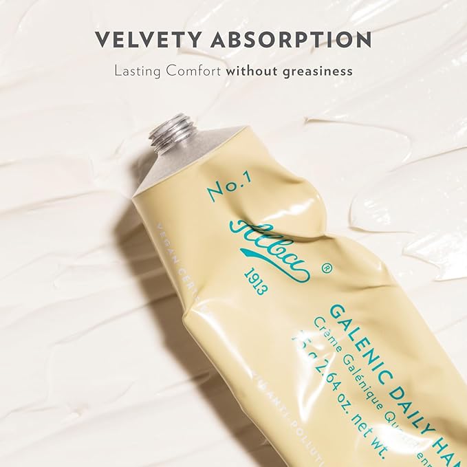 Alba1913 Vegan Daily Hand Cream for Dry Cracked Hands for Women & Men - Moisturizing, Fast Absorbing, Non-Greasy Cream for Working Hands, and Dry Skin, Soothes Skin Irritation - Travel Size 2.64 fl oz