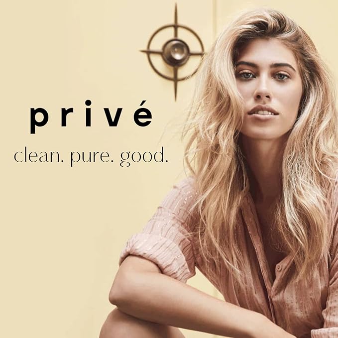 Prive Moisture Rich Shampoo - Extreme Hydration- Infused with Shea Butter - Great for All Hair Types - Color Safe
