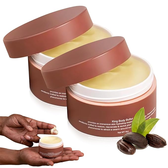 fugit Crowned SKLN Body Butter For Men,Pheromone Scented Cream,Cologne Body Butter for Men,Pheromone body butter for men,Hydrates and moisturizes to enhance attractiveness (2PCS, 3.52 Fl Oz)