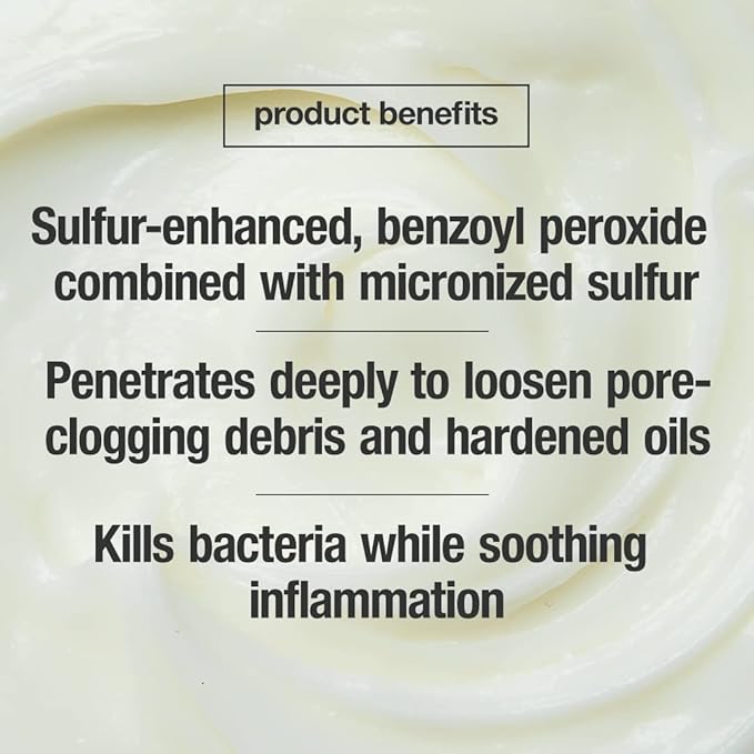 CONTROL CORRECTIVE Clear Med 10% Acne Treatment Lotion, 2.5 Oz - Helps Clear & Control Breakouts, Benzoyl Peroxide, 3% Sulfur To Improve Efficacy And Dry Up Blemishes