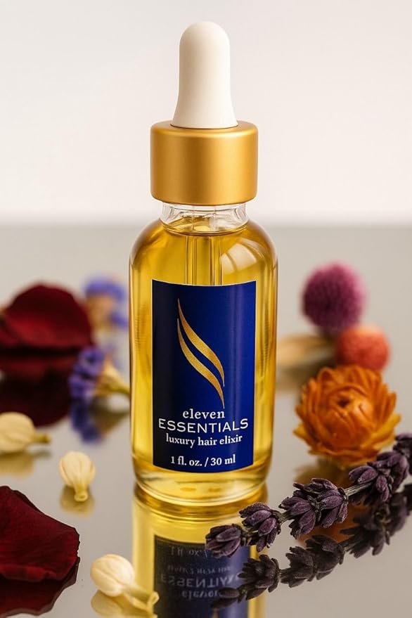 Luxury Hair Elixir 1oz / 30ml | Hair Treatment for Growth, Shine & Repair | Argan Oil, Castor Oil, Scalp Care, Anti-Frizz & Clean Formula