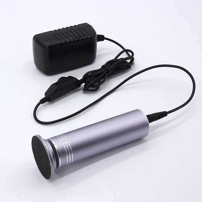 Upgraded Electric Callus Remover for Feet 1200RPM, Adjustable Speed Professional Electric Foot File Sander Pedicure Tools with 60pcs Sandpaper Discs Dead Skin Remover, with Clean Brush (FCR-02 Gray)