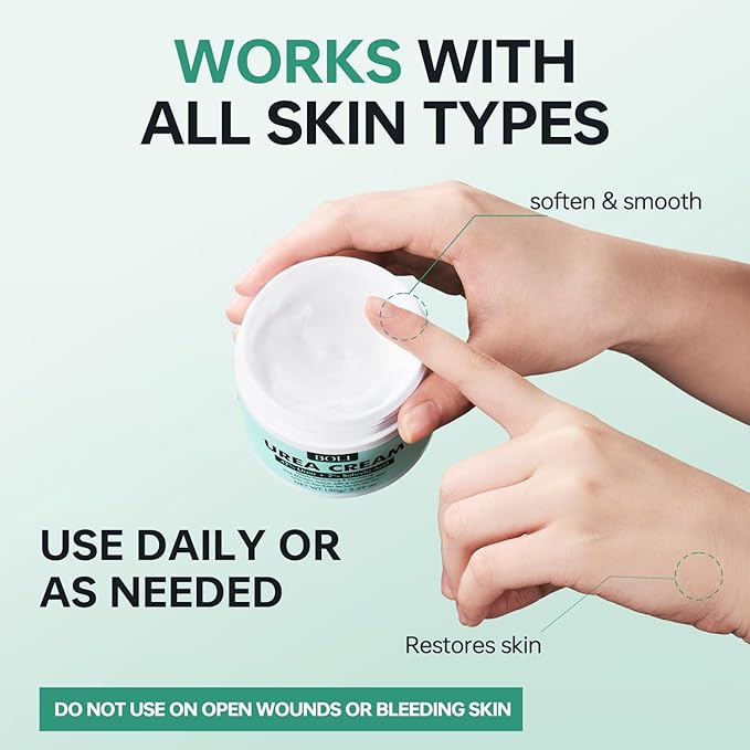 BOLI Urea Cream 42 Percent, Plus 2% Salicylic Acid, Foot Cream for Thick, Cracked, Rough & Dry Skin, Deep Moisturizer for Feet, Elbows, Hands and Knees (5.29 oz)