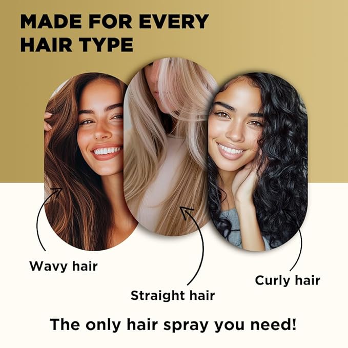 HerStyler Argan Oil Hair Mask 9.46 FL OZ and Argan Oil Hair Spray 6.76 FL OZ, Deep Conditioning Hair Mask and Anti Frizz Hair Spray Set