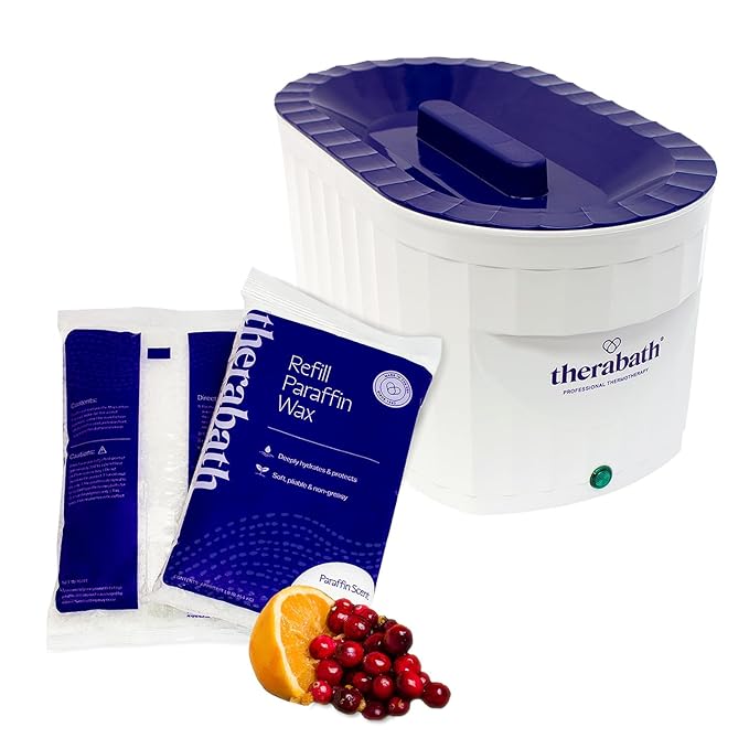 Therabath Professional Thermotherapy TB6 Paraffin Wax Bath - Helps Relieve Arthritis & Muscle Stiffness - Heat Therapy for Hands, Feet, Face & Body - Made in USA - 6 lb. Cranberry Zest