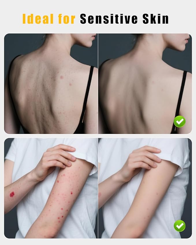 2 in 1 Silicone Body Scrubber, Anti Cellulite Massage Scrubber, Exfoliating Shower Brush for Men & Women, Removes Dead Skin, Reduces Cellulite, Improves Circulation, Fast Dry, Non Slip (1PC, Grey)