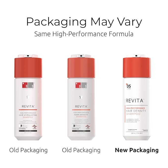 DS Labs Revita Shampoo, 205 mL – Scalp Refreshing Cleanse for Fuller Looking, Volumizing, Lightweight Hydration, Sulfate & Silicone Free, Color Safe, For Men & Women