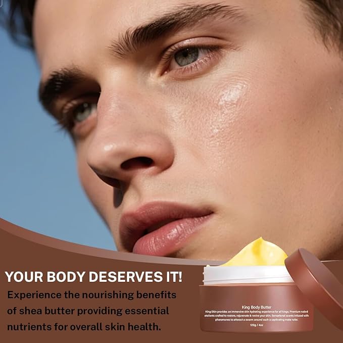 King Dragon Moisturizing Body Lotion with Sandalwood, Leather, Jojoba Oil, Shea and Mango Butter (2)