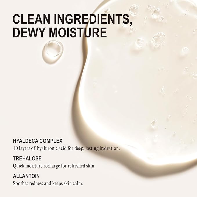 NUNIES Hydrating Sheet Mask – Korean Moisturizing Face Mask for Dry & Sensitive Skin | 10-Layer Hyaluronic Acid, Trehalose & Allantoin | Glow, pH-Balanced | Fragrance-Free, Colorant-Free | 5 Sheets