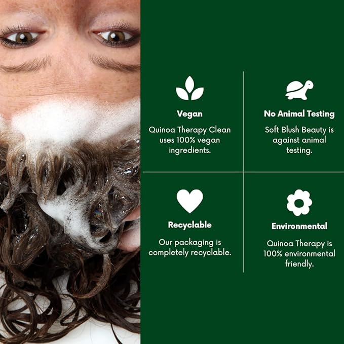 Morfose Professional Quinoa Protein Shampoo, Strengthening Color Care, Revives Dullness, promotes Softness and Shiny Hair, Nourishes Strands for Beautiful Hair, 33.81 Fl oz