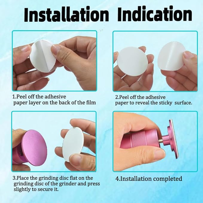 63 Sandpaper Discs (1.7'' x 1.7'' for Electric Foot File Callus Remover and 20 pcs(0.5'' x 0.5'') Sanding Rings