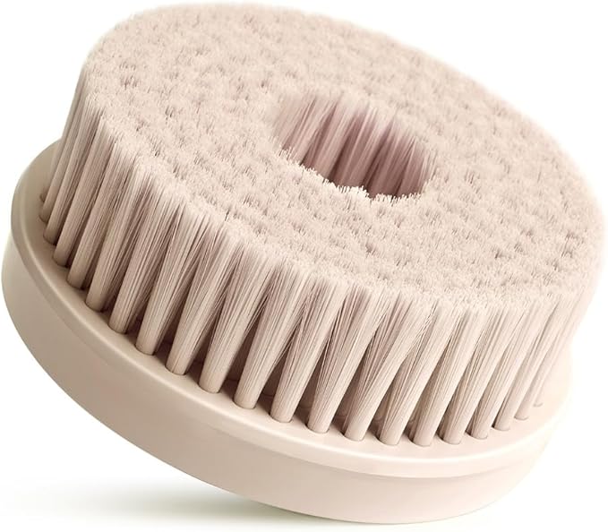 Electric Body Brush Bath Brush Head - Long Bristle Head, Chrysanth Pink, Only Suitable for Oh,XIYU. XY1 Electric Bath Brush