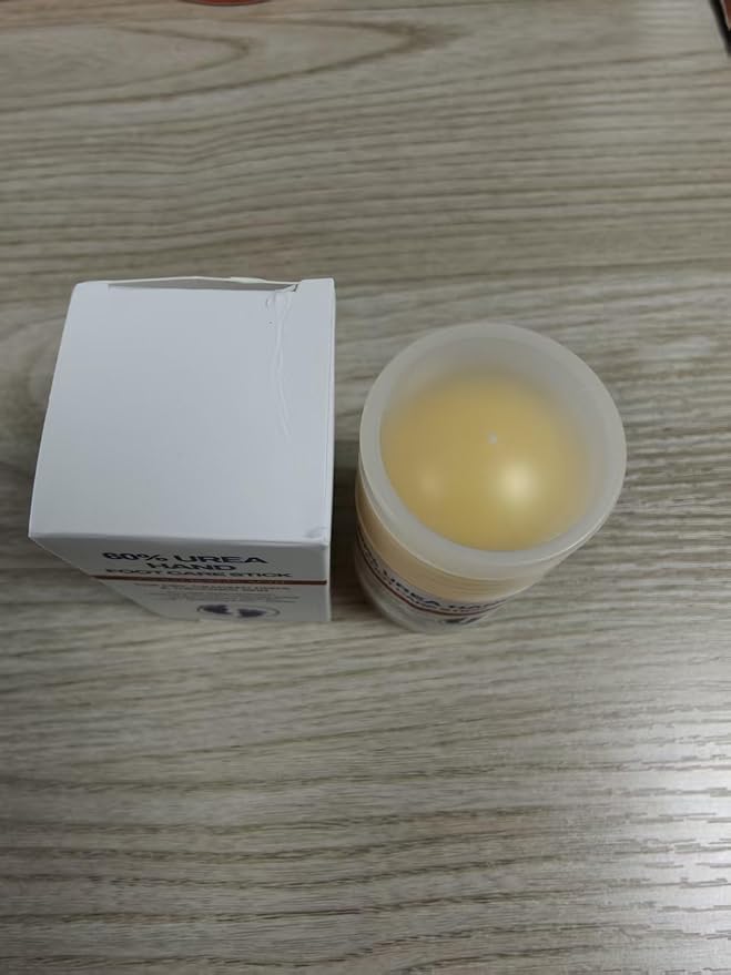 60% Urea Cream with 2% Salicylic Acid Foot Balm, Portable Hand Cream, Foot Cream for Dry Cracked Heels and Feet Hand, Urea Heel Care Stick Callus Remover & Skin Softener, 1oz*2