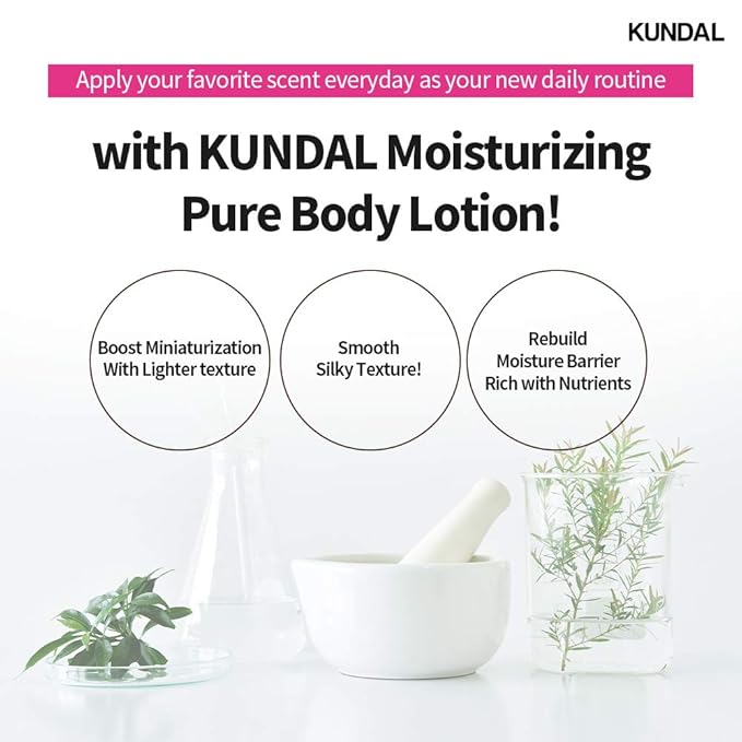 KUNDAL Nature Body Lotion [White Musk] Moisturizer with 82% Aloe Vera/Deep Hydration for Dry Skin & Sensitivy Skin 500ml(16.9Fl oz),Stocking Stuffers