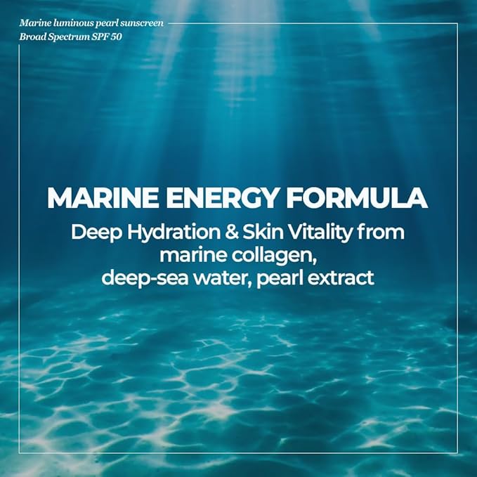 JMsolution Sunscreen Bundle SPF50 -Marine Luminous Pearl +Heart Leaf Sunscreen Made in USA