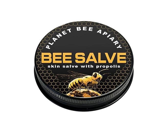 Salve, Hand Salve, Healing Balm, Dry Skin Salve with Beeswax and Propolis, Skin Repair, Moisturizer, All Natural, UNSCENTED BEE SALVE 1oz