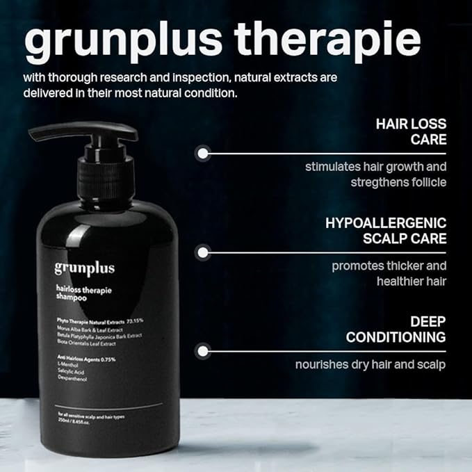 Hair Growth Shampoo | 8.45 fl oz | For Thinning Hair | Herbal Essences | Scalp Nutrition | Removes Sebum | Relieves Itching