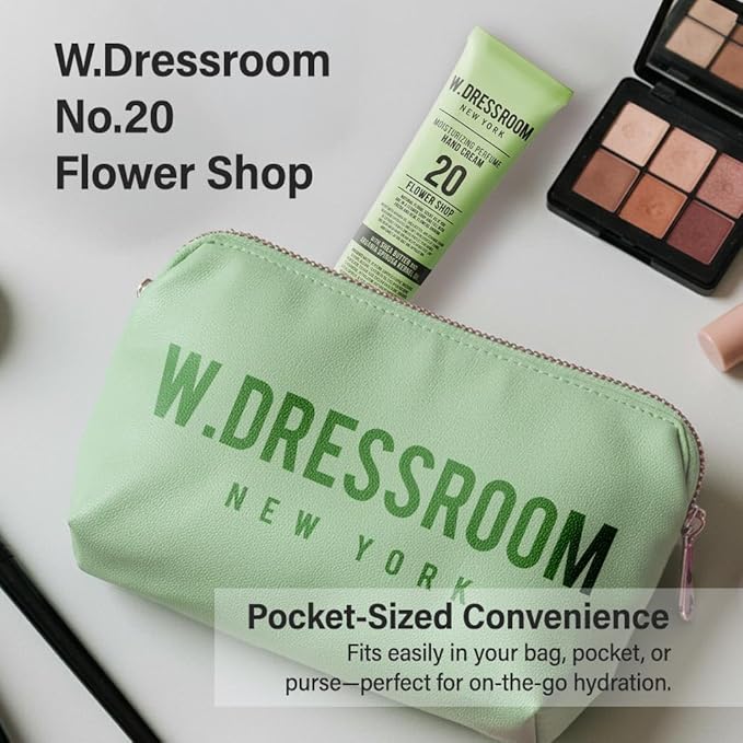 W.Dressroom Moisturizing Hand Cream for Dry Hands, Non-Greasy, Quick-Absorbing Korean Hand Lotion, Travel Size 1.69 fl oz (50 ml), No.20 Flower Shop Scent