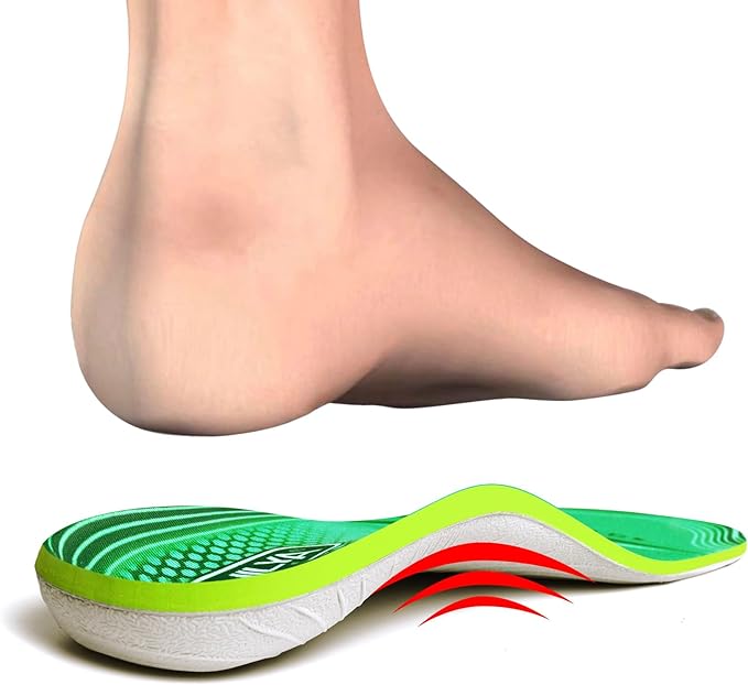 220lbs+ High Arch Support Insert Plantar Fasciitis Relief Metatarsal Pain Orthotic Insole for Men & Women Standing All Day, Flat Feet Heel Comfort Work Boot Shoe Inserts,270MM Size 8