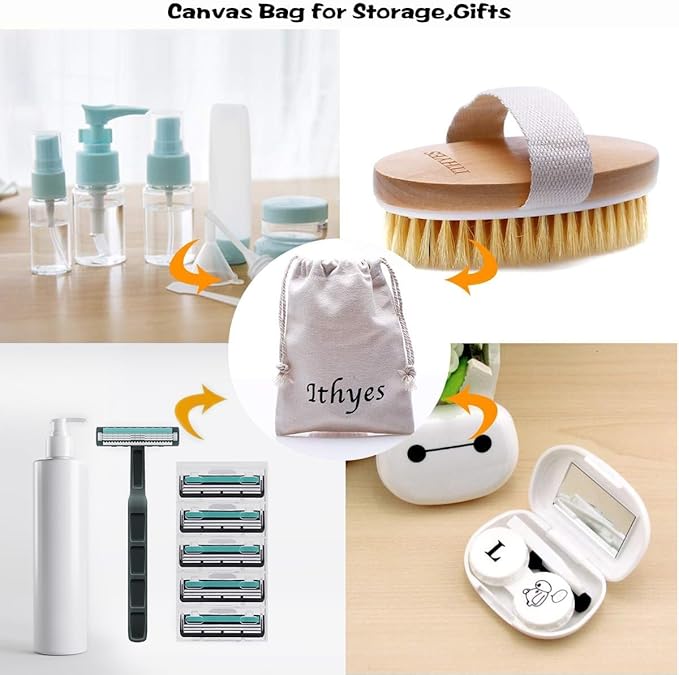 Dry Brushing Body Brush Exfoliating Brush Natural Bristle Bath Brush for Remove Dead Skin Toxins Cellulite,Treatment,Improves Lymphatic Functions,Exfoliates,Stimulates Blood Circulation