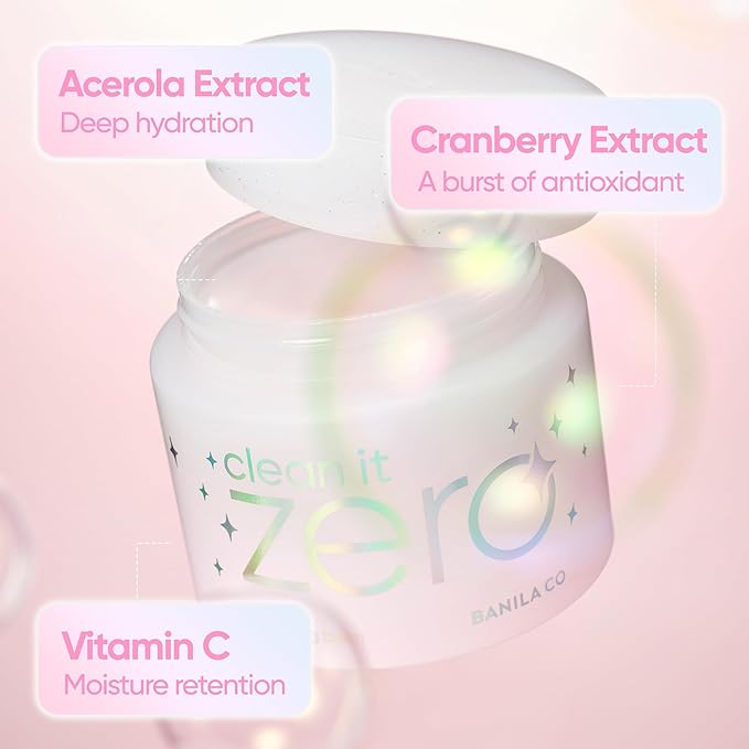BANILA CO Clean it Zero Original Cleansing Balm Holiday Edition | Korean Makeup Remover, Cleansing Oil, Cleanser for All Skin Types | Vegan | Made with Acerola Berry & Vitamin C (180ml / 6.08 fl.oz)