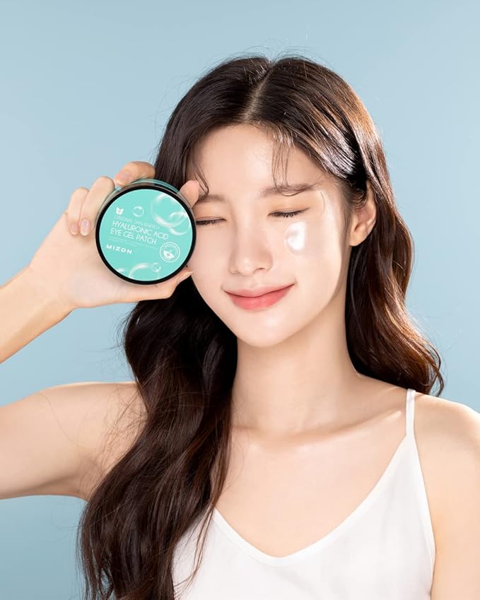 MIZON Triple Hyaluronic Acid Eye Gel Patches – Hydrogel Eye Masks with Seaweed Extract for Deep Hydration, Plumping & Soothing – 60 Pcs Under-Eye Treatment for Dryness & Fine Lines Stocking Stuffers