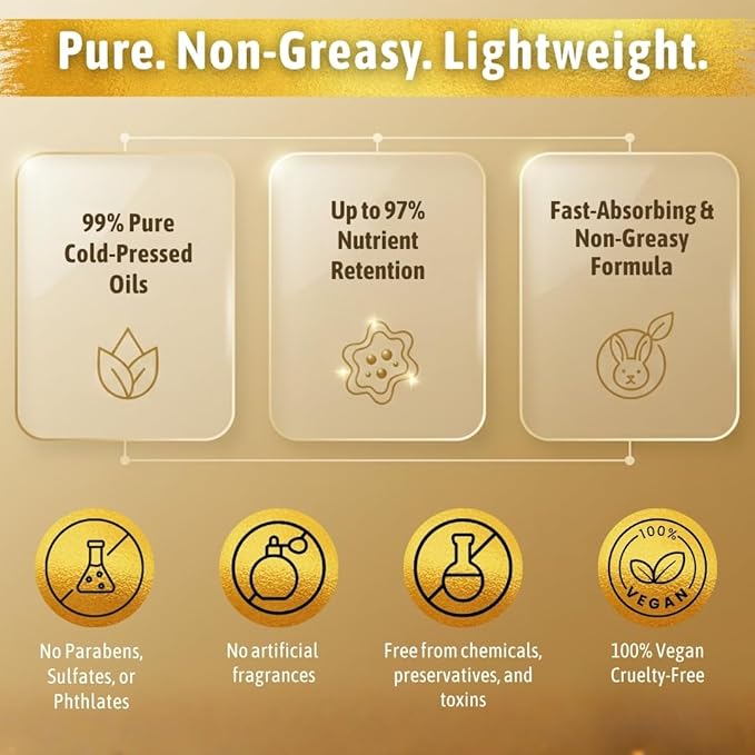 Hair Growth Serum Women & Men — USDA Organic, 10-in-1 Tricho10™ Scalp Serum for Thicker, Fuller Hair & a Healthier Scalp — Fast-Absorbing, 3X Strengthening Blend for Thin Hair & all Hair Types (30 ml)