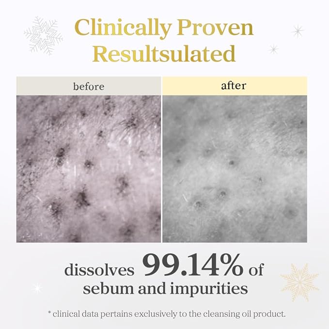 NOONI Korean Double Cleansing Duo Set - Oil Cleanser & Whipping Foam Face Wash | Pore Cleansing Oil & Foam for Sensitive Skin, Makeup Remover Oil, K-Beauty Glass Skin Care, Gift Set, Christmas Gifts