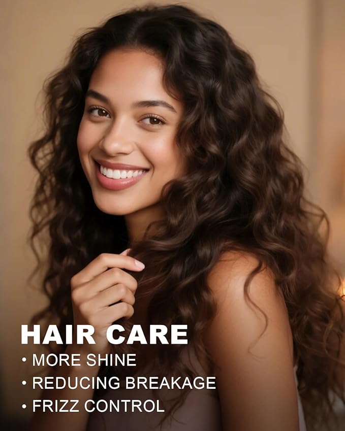 Organic Argan Oil for Hair 4 Fl Oz, USDA Pure and Natural Morocco Argan Oil, Argon Oil For Hair, Scalp, Face & Skin Care, 100% Cold Pressed Hair Conditioner, Unrefined Argon Nails Carrier Oil