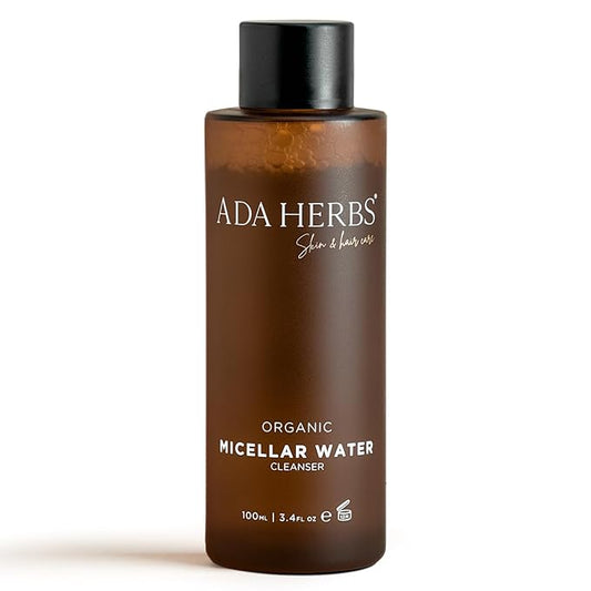 Micellar Water Makeup Remover - All-in-1 Facial Cleanser with Rose Water, Cucumber & Royal Jelly - Hydrating Gentle for Sensitive Skin - No Rinse Required (3.4 fl oz)