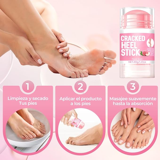 60% Urea Hydrating and Anti-Cracking Foot Cream, Moisturising and Relieves Cracking and Dryness Foot Cream for Cracked Heels,Hands,Knees,Exfoliating Moisturizer (Pink*2, one size)