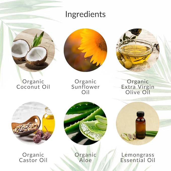 SoCal Suds & Company 12oz Organic Hand & Body Wash- Lemongrass- 2 Pack