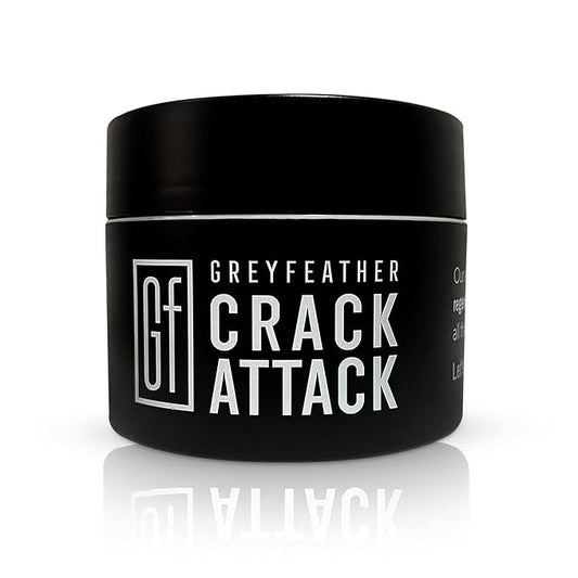 Greyfeather Crack Attack Hand Cream for Dry Cracked Hands Working Hands Cream – Travel Size Moisturizer with Shea Butter & Vitamin E – Anti Aging Hand Cream for Men & Women Non-Greasy & Fast Absorbing