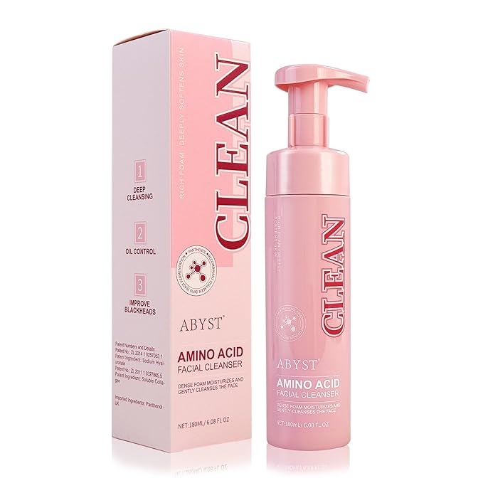 Foam Facial Cleanser - 2-in-1 Makeup Removing Face Wash with Hyaluronic Acid & Amino Acids, Moisturizing Formula for Dry to Combination Skin, Gentle Daily Cleansing (1)