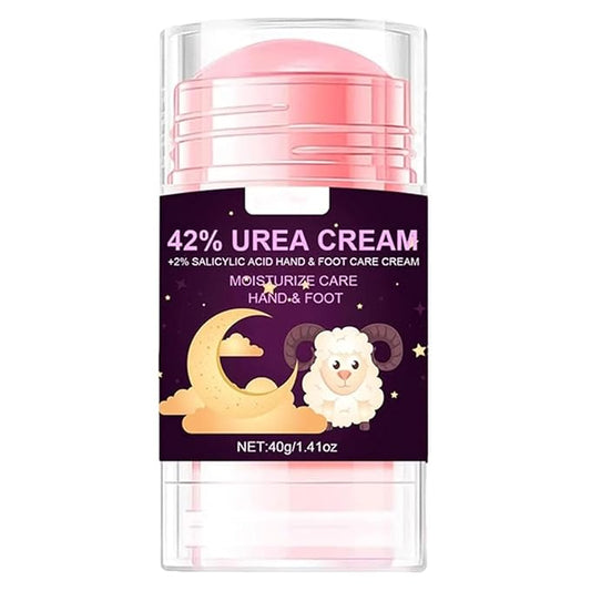 42% Urea Cream with 2% Salicylic Acid, Hand and Foot Cream Stick for Hydrates and Repairs Rough, Dry, Thick & Cracked Skin, Callus Remover, Soothing Skin Care for Women and Men 1.41oz