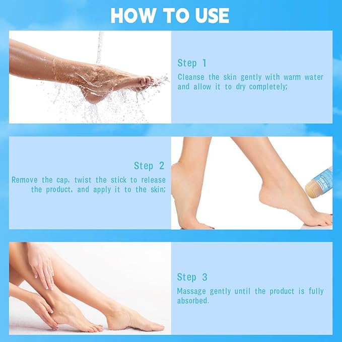 2 PCS Urea Cream 60% with 2% Salicylic Acid Foot & Hand Cream Stick - Repair Balm for Cracked Hands, Elbows, Knees, Feet & Heels, Calluses and Exfoliation, Hydrates & Softens Dry Skin, 1.41*2 oz