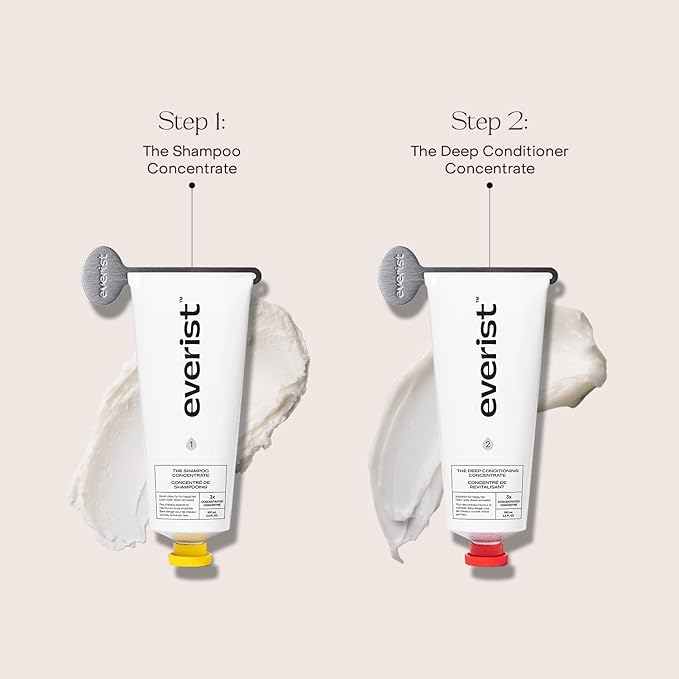 Everist Deep Conditioning Concentrate – 2-in-1 Daily Conditioner & Mask for Dry, Damaged, Frizzy Hair – Glycerin, Aloe Vera, Pumpkin Seed & Baobab Seed Oil – Vegan, Plant-Based - 3.4 fl oz