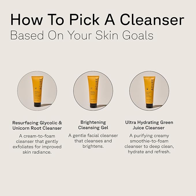 Acure Ultra Hydrating Green Juice Face Cleanser - Superfood Cleanser, Green Face Wash for Women & Men, Clean Skin Formula with Spinach, Blackhead Remover, Pore Scrub, Facial Cleansing Foam - 4 fl oz