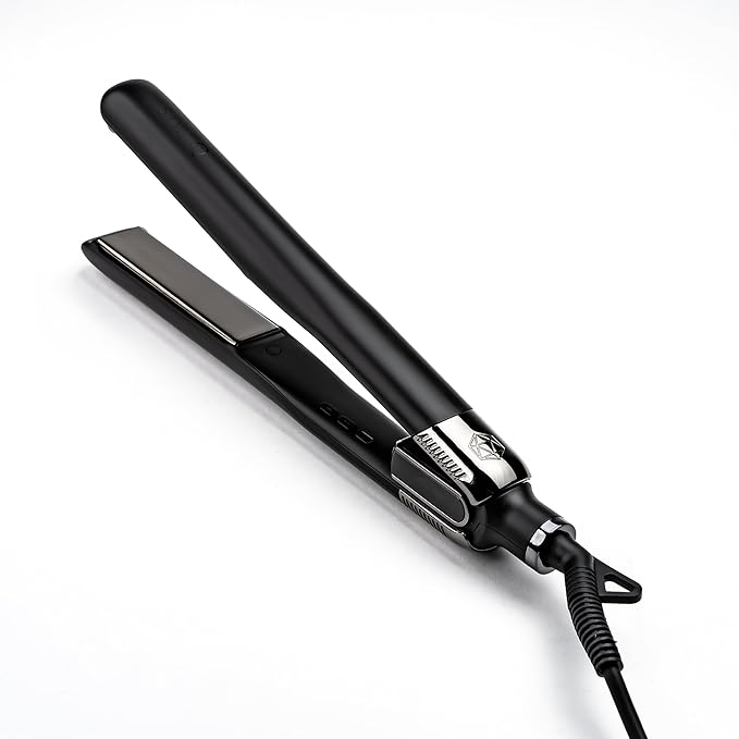 SRILabs StyleQ Flat Iron Hair Straightener Styler - GraphFlow Techonology, Negative Ions, Infrared Light Therapy, 12 Heat Settings for Straight, Smooth, Waves and Curls: All Hair Types
