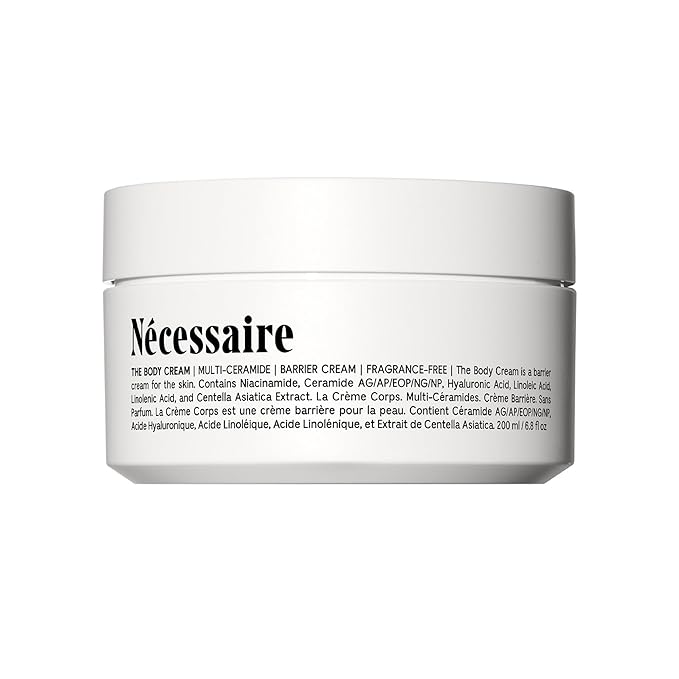Nécessaire The Body Cream – Fragrance-Free Barrier Repair Body Moisturizer with Niacinamide, Ceramides & Hyaluronic Acid – Rich Hydration for Dry, Sensitive Skin – Dermatologist-Tested – 6.8 oz