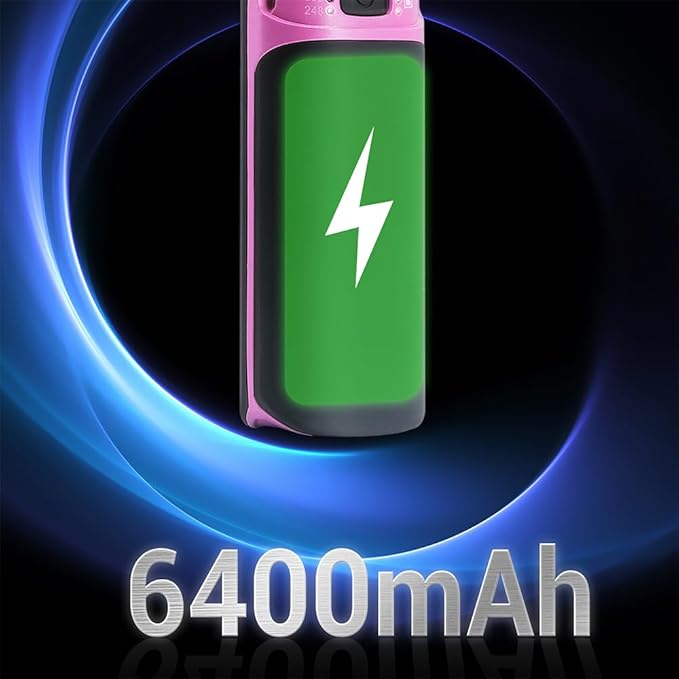 Hot Hair Straightener Brush,Portable Mini Hair Straightener USB Rechargeable 6400MAH,2 in 1 Hair Straightener Comb with Anti-Scald Feature for Women & Men（Purple）