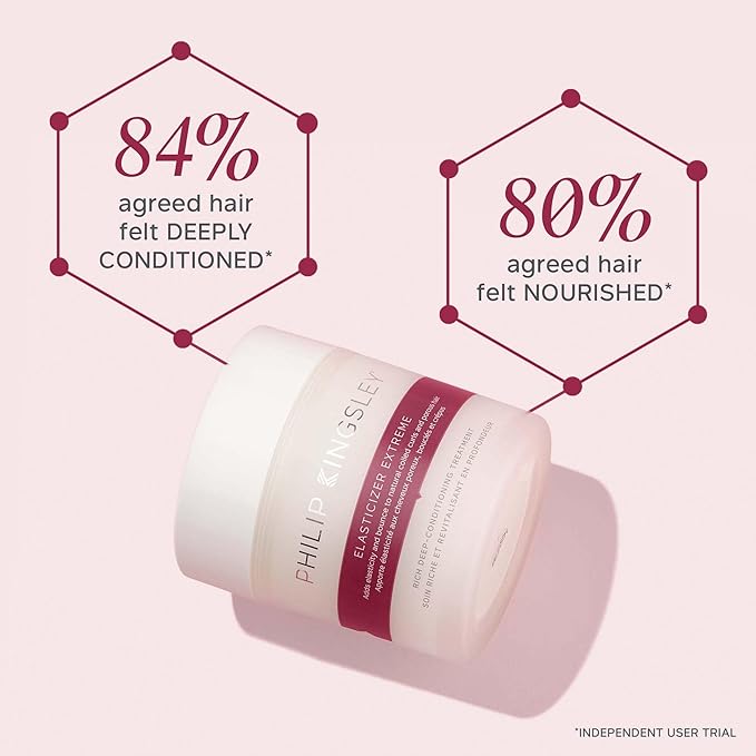 PHILIP KINGSLEY | Elasticizer Extreme | Deep Conditioning Hair Mask Repair Treatment | Pre-Shampoo Deep Conditioning Mask | Reduces Breakage and Frizz | For Dry, Damaged and Curly Hair | 2.53oz