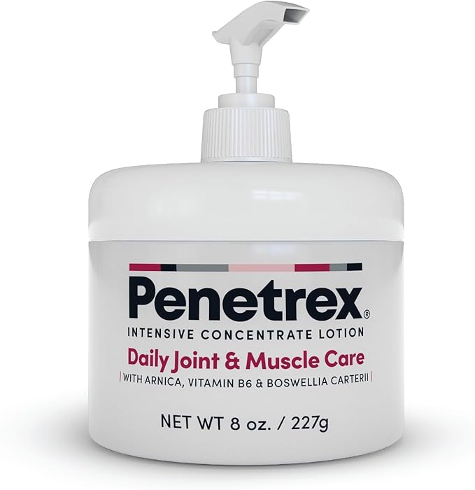 Penetrex Joint & Muscle Therapy Lotion - Soothing Relief for Back, Neck, Hands & Feet - Maximum Strength Premium Whole Body Recovery Rub with Arnica, Vitamin B6, MSM & Boswellia, 8 fl oz