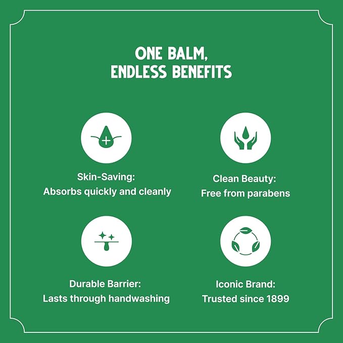 Bag Balm Vermont's Original Hand Moisturizer, Hand Balm for Dry Skin, Cracked Hands, Heels & Dry Hands Treatment, For Dogs and More Ointment, Dry Skin Lotion (2oz Tube (Pack of 2))