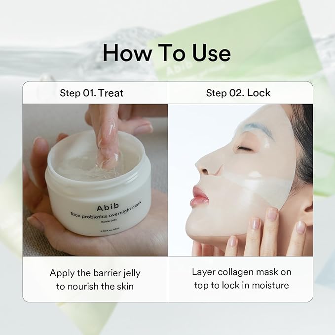 Abib Collagen Gel Mask Heartleaf Jelly 10 Sheets (Soothing) I Korean Vegan Collagen, Cooling Calming Hyaluronic Acid Hydrogel Face Mask Skin Care