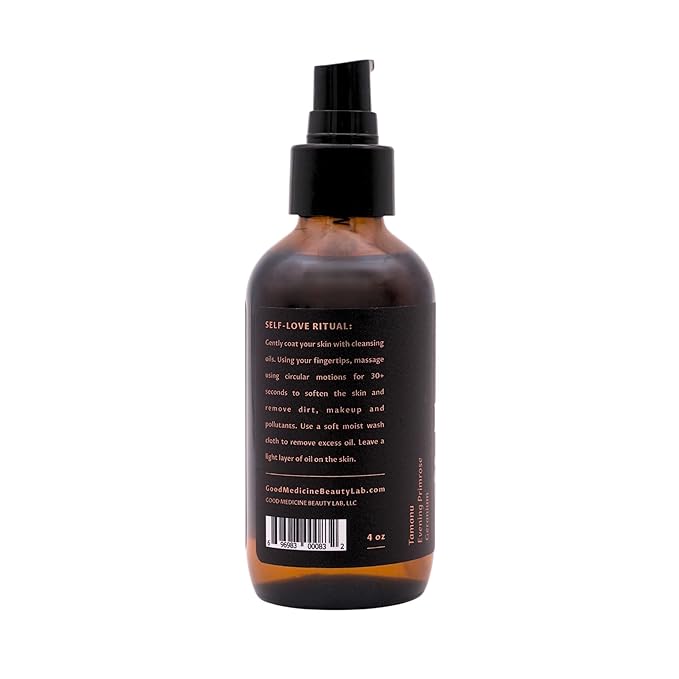 Rain Replenishing Oil Cleanser - Deeply Hydrating Oils - Wash, Clear, & Nourish your Face - Skincare for Women and Men (4 oz)