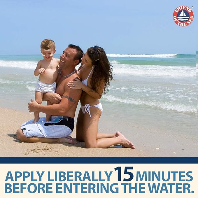 Safe Sea Sunscreen with SPF40 Spray. Eco-friendly Sunscreen. (40SPF Adults 4OZ) 3 Pack