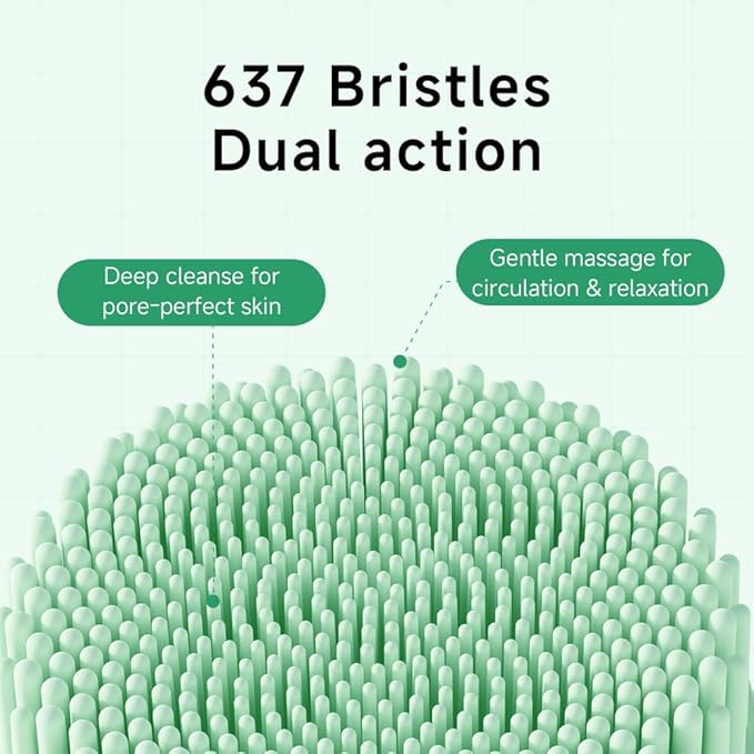 Silicone Body Scrubber for Bath & Massage - Ultra-Soft Food-Grade Silicone Body Exfoliator - Skin-Friendly, Hygienic & Easy-to-Dry Design, Perfect for Relaxing Shower & Spa Experience